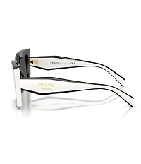 Prada Women's PR D01SF 53mm Rectangle Sunglasses
