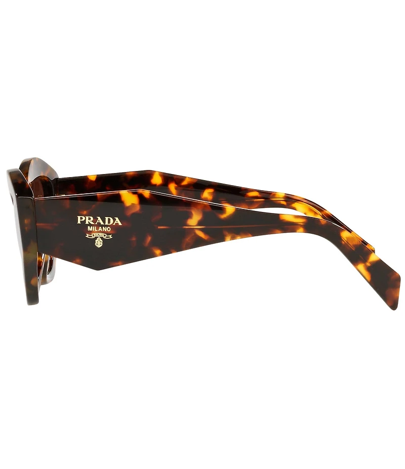 Prada Women's PR07YS 53mm Havana Geometric Sunglasses