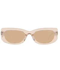 Prada Women's PR14YS 53mm Rectangle Transparent Sunglasses