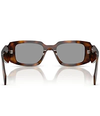Prada Women's PR17WSF 51mm Rectangle Sunglasses