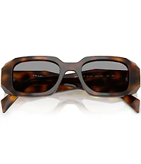 Prada Women's PR17WSF 51mm Rectangle Sunglasses