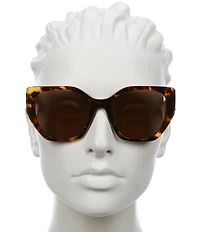 Prada Women's PR19ZS 54mm Butterfly Sunglasses