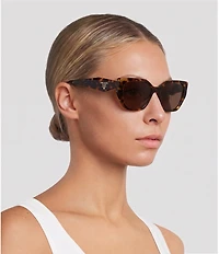 Prada Women's PR19ZS 54mm Butterfly Retro Sunglasses