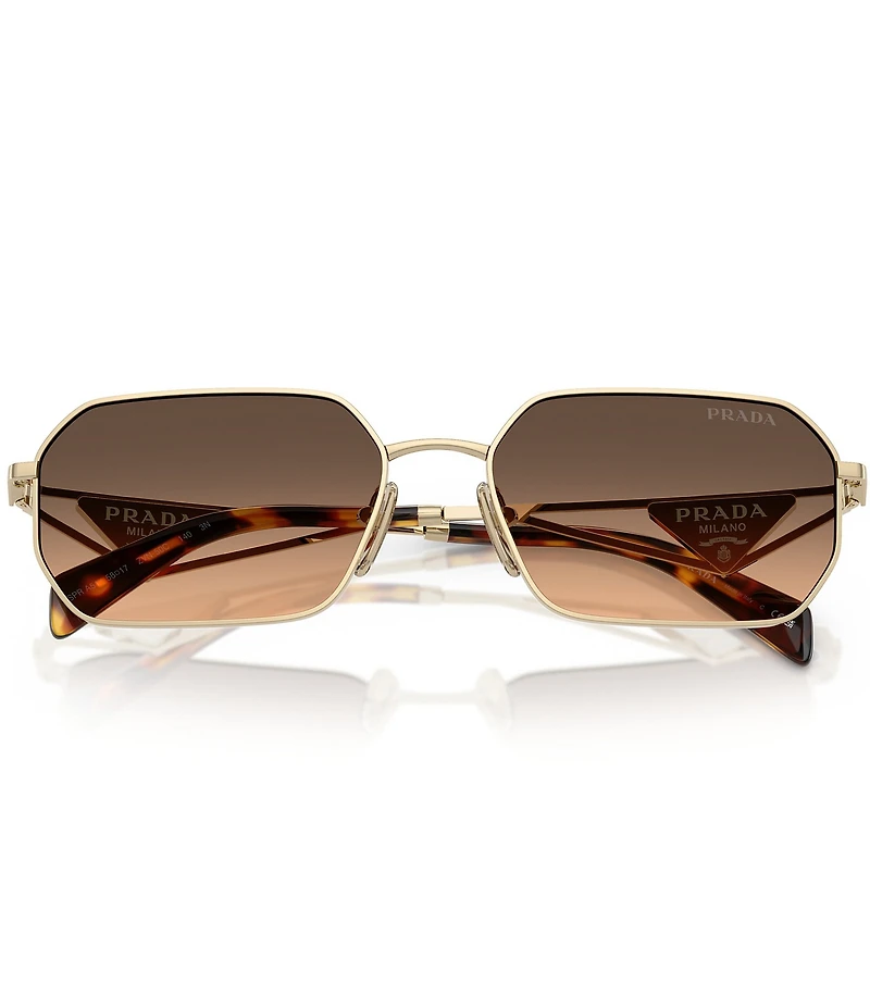 Prada Women's PRA51S 58mm Irregular Rectangle Sunglasses