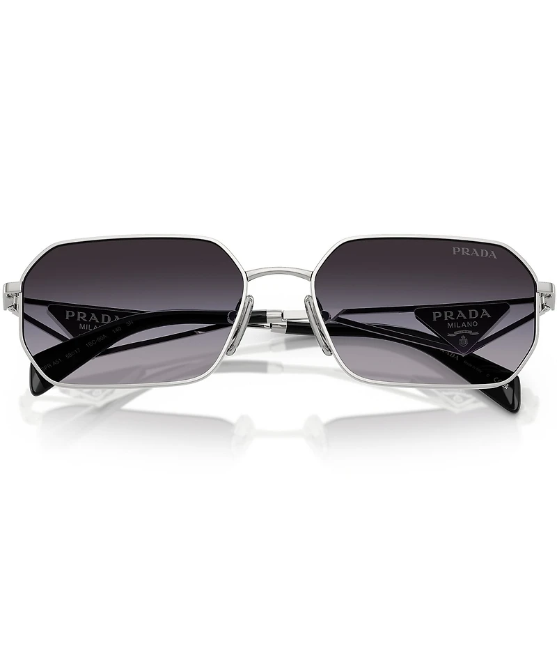 Prada Women's PRA51S 58mm Irregular Rectangle Sunglasses