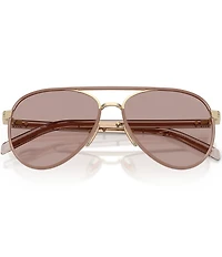 Prada Women's PRB57S 59mm Aviator Sunglasses