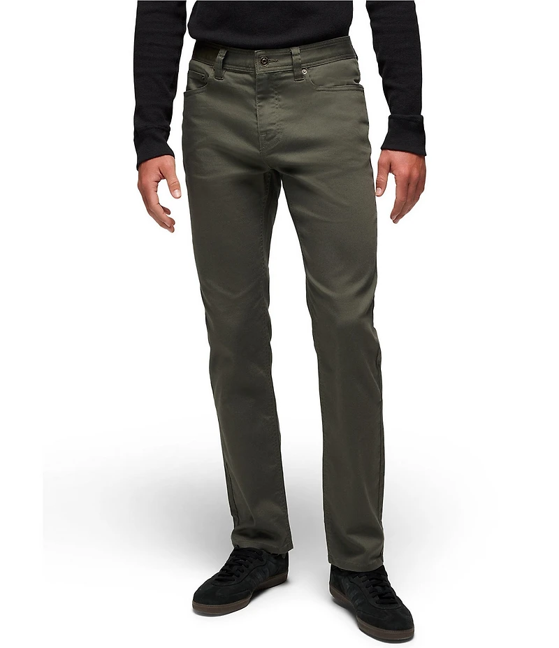 prAna Bridger Organic Cotton Blend Stretch Slim Fit Straight Leg Denim Jeans