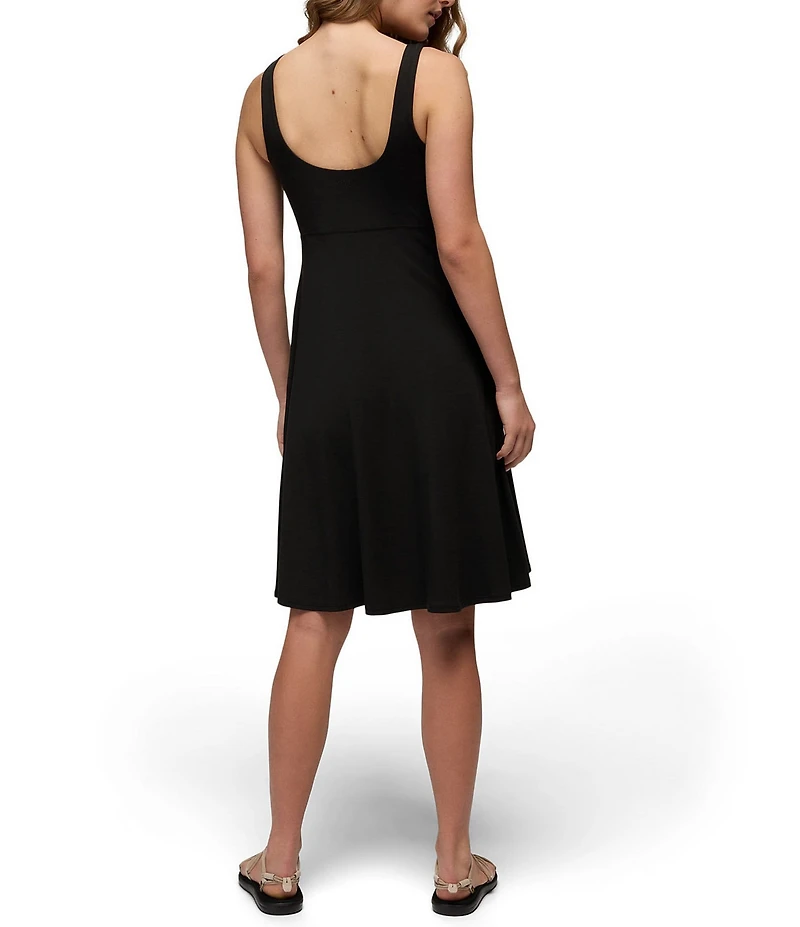 prAna Corrinne Printed Soft Stretch Scoop Neck Sleeveless Dress