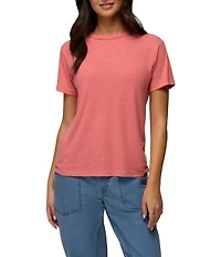 prAna Cozy Up Jersey Knit Crew Neck Short Sleeve Tee