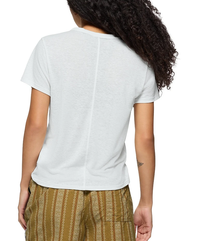 prAna Cozy Up Jersey Knit Crew Neck Short Sleeve Tee