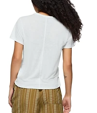 prAna Cozy Up Jersey Knit Crew Neck Short Sleeve Tee