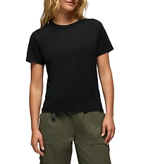 prAna Cozy Up Jersey Knit Crew Neck Short Sleeve Tee