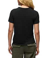 prAna Cozy Up Jersey Knit Crew Neck Short Sleeve Tee