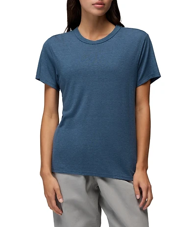 prAna Cozy Up Jersey Knit Crew Neck Short Sleeve Tee