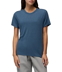 prAna Cozy Up Jersey Knit Crew Neck Short Sleeve Tee