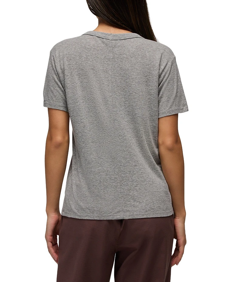 prAna Cozy Up Jersey Knit Crew Neck Short Sleeve Tee