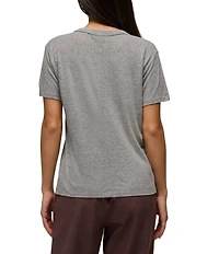 prAna Cozy Up Jersey Knit Crew Neck Short Sleeve Tee