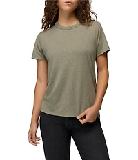prAna Cozy Up Jersey Knit Crew Neck Short Sleeve Tee