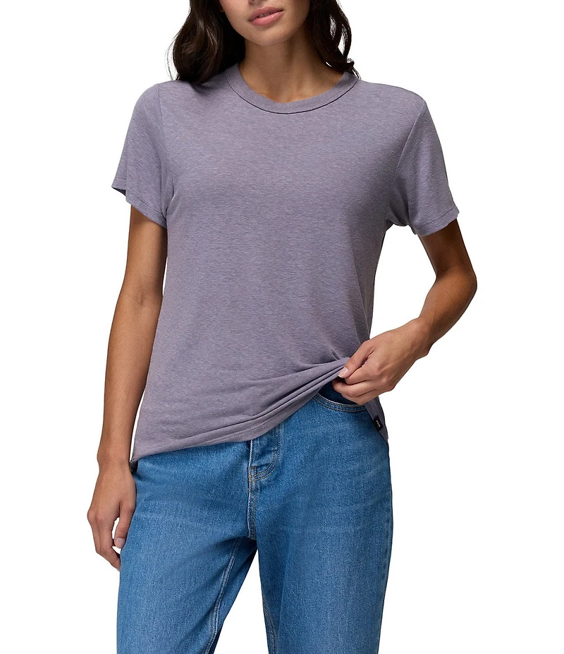 prAna Cozy Up Jersey Knit Crew Neck Short Sleeve Tee