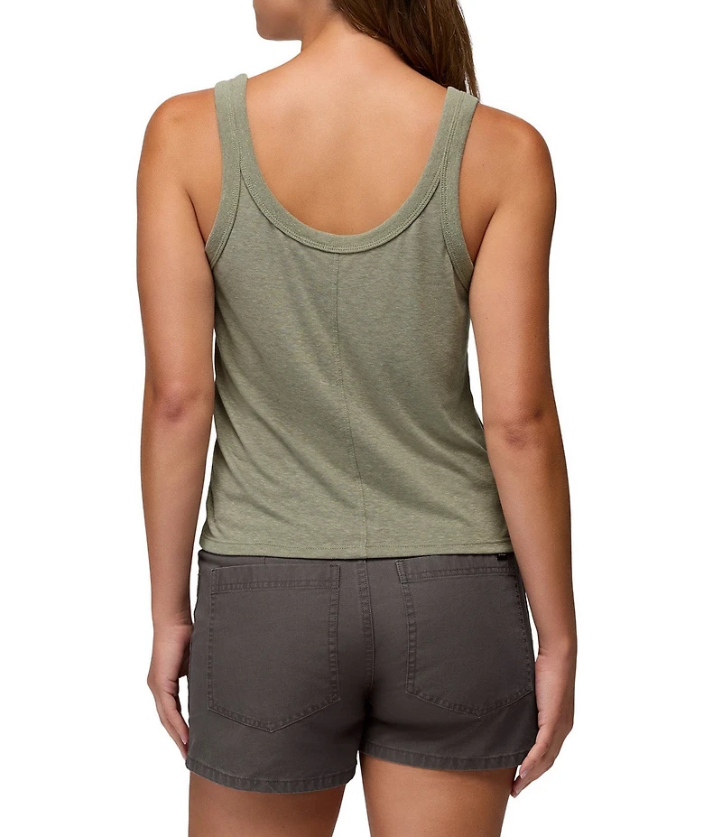 prAna Cozy Up Jersey Knit Scoop Neck Sleeveless Tank