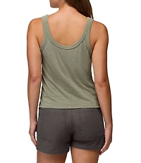 prAna Cozy Up Jersey Knit Scoop Neck Sleeveless Tank