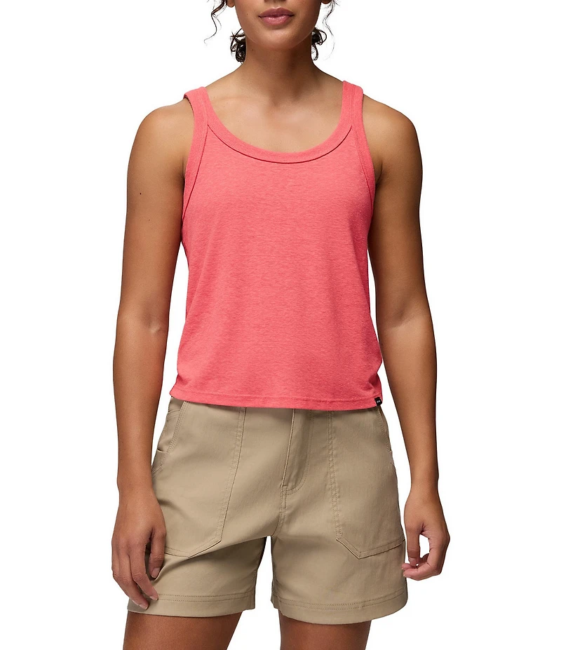 prAna Cozy Up Jersey Knit Scoop Neck Sleeveless Tank