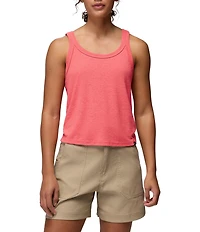 prAna Cozy Up Jersey Knit Scoop Neck Sleeveless Tank