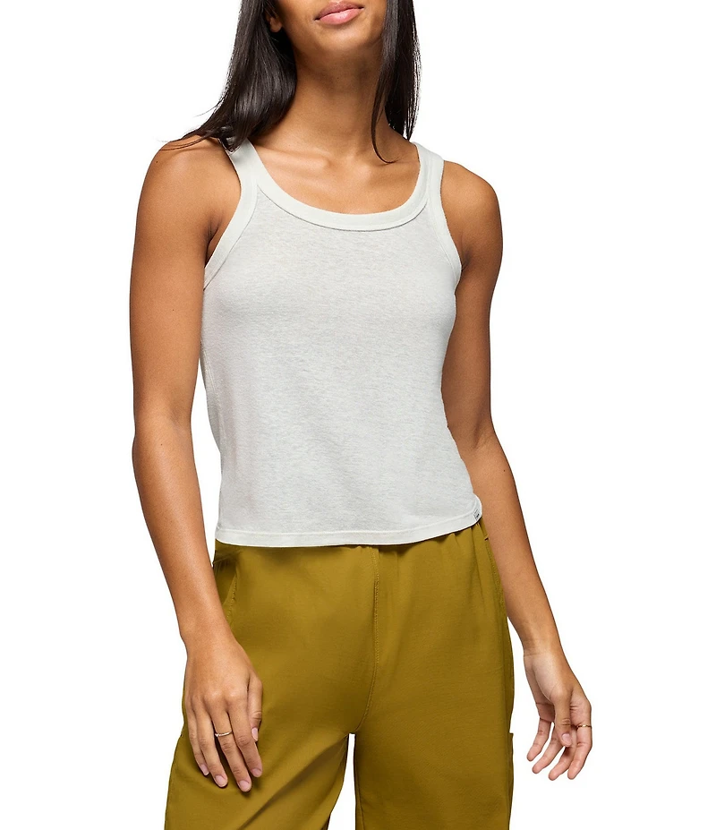prAna Cozy Up Jersey Knit Scoop Neck Sleeveless Tank