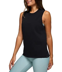 prAna Everyday Pigment Dye Jersey Crew Neck Sleeveless Tank Top