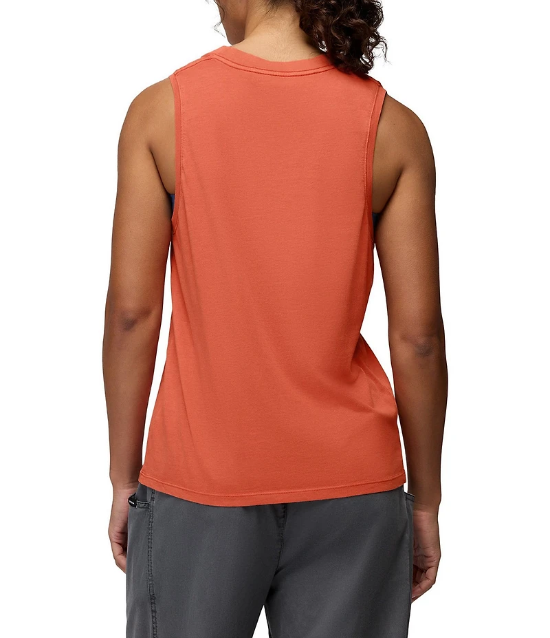 prAna Everyday Pigment Dye Jersey Crew Neck Sleeveless Tank Top
