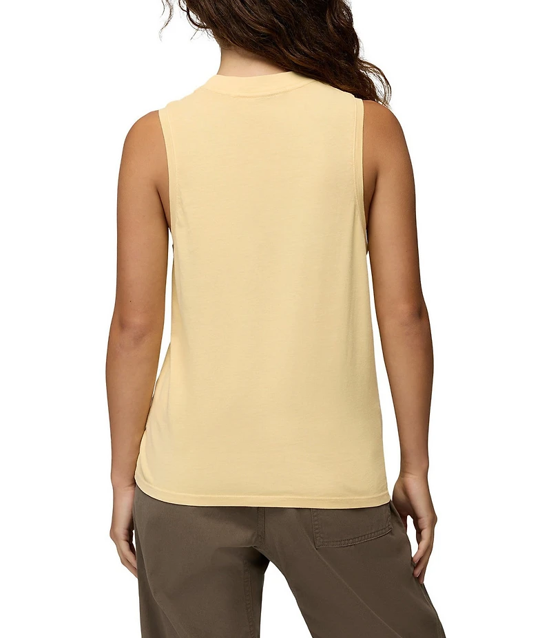 prAna Everyday Pigment Dye Jersey Crew Neck Sleeveless Tank Top