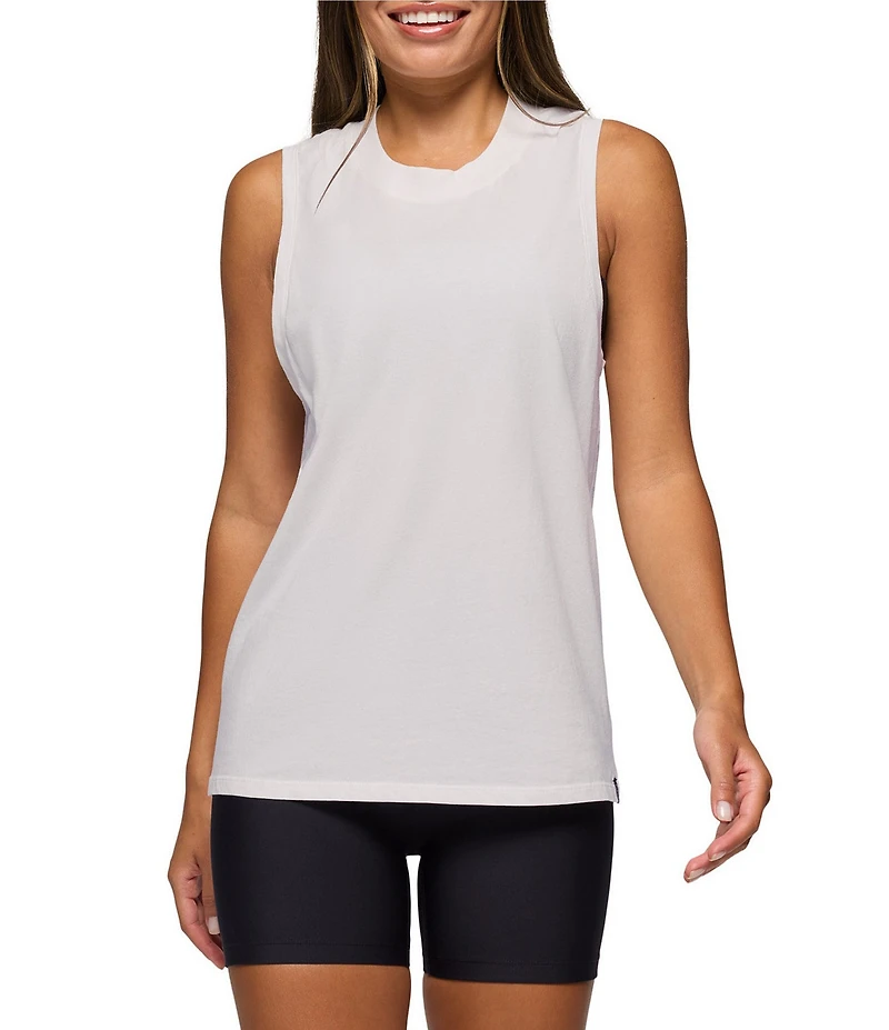 prAna Everyday Pigment Dye Jersey Crew Neck Sleeveless Tank Top