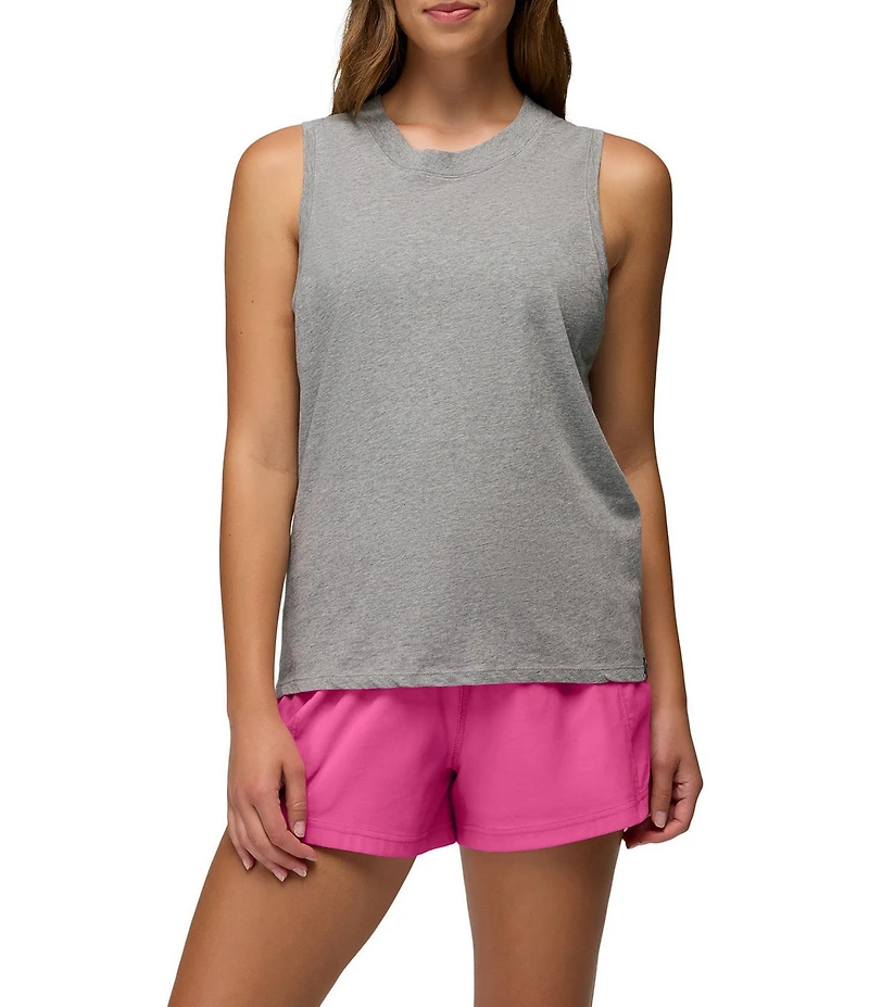 prAna Everyday Pigment Dye Jersey Crew Neck Sleeveless Tank Top