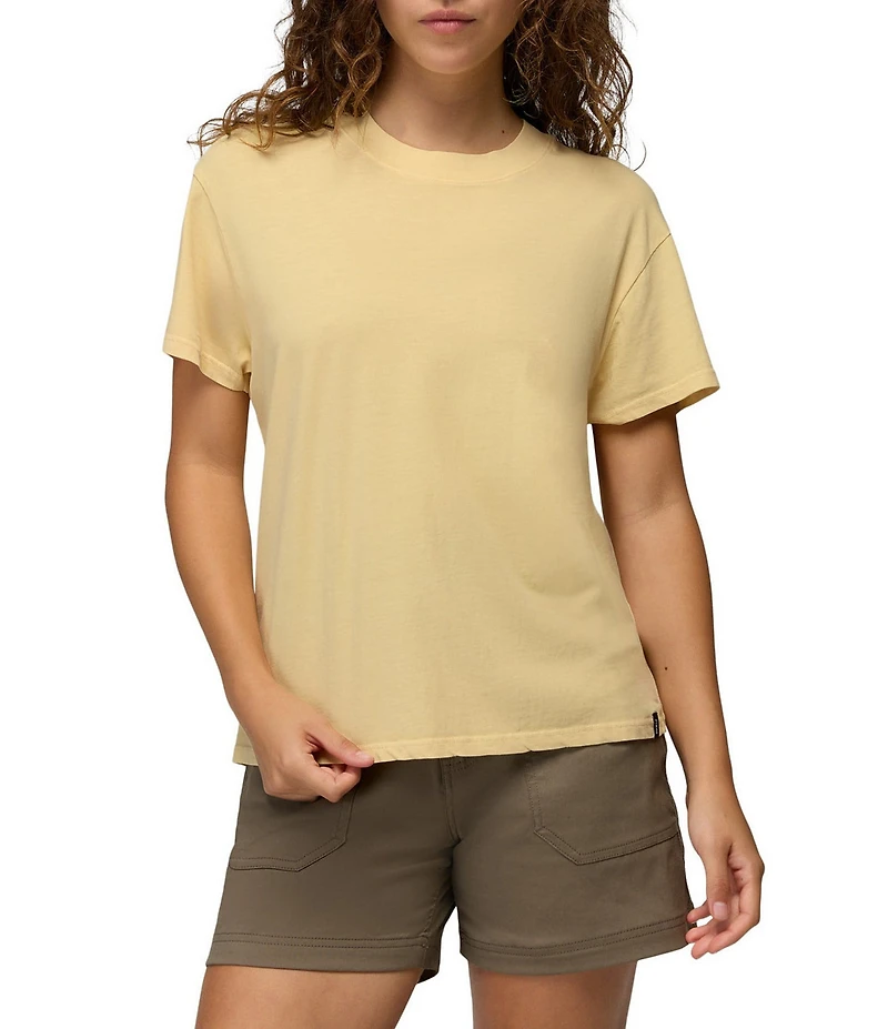 prAna Everyday Solid Short Sleeve Relaxed Fit Tee
