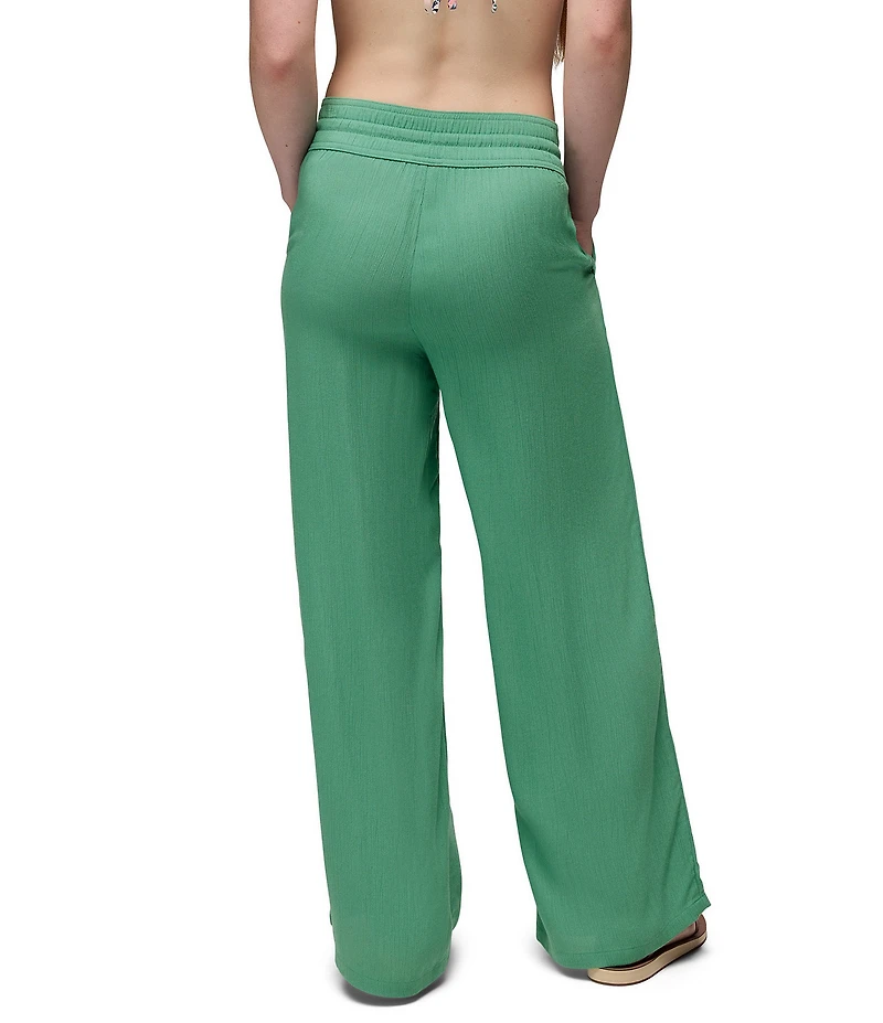 prAna Fernie Mid Rise Wide Leg Beach Pant Swim Cover-Up