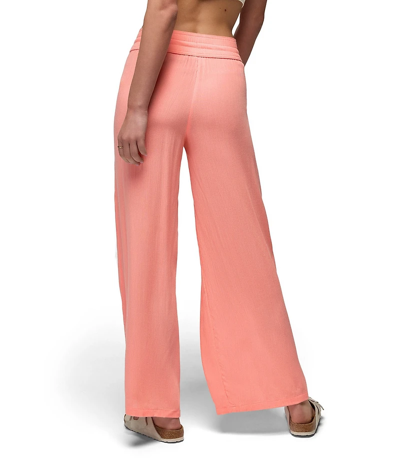 prAna Fernie Mid Rise Wide Leg Beach Pant Swim Cover-Up