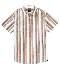 prAna Groveland Short Sleeve Vertical Stripe Woven Shirt