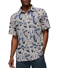 Prana Hybridizer Printed Short Sleeve Woven Shirt