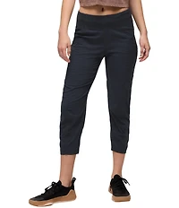 prAna Koen Mid Rise Slim Straight Leg Pull-On Capri Pants