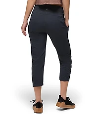 prAna Koen Mid Rise Slim Straight Leg Pull-On Capri Pants