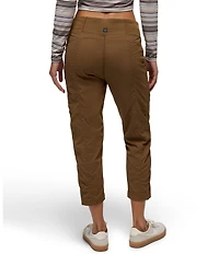 prAna Koen Mid Rise Slim Straight Leg Pull-On Capri Pants