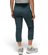 prAna Koen Mid Rise Slim Straight Leg Pull-On Capri Pants