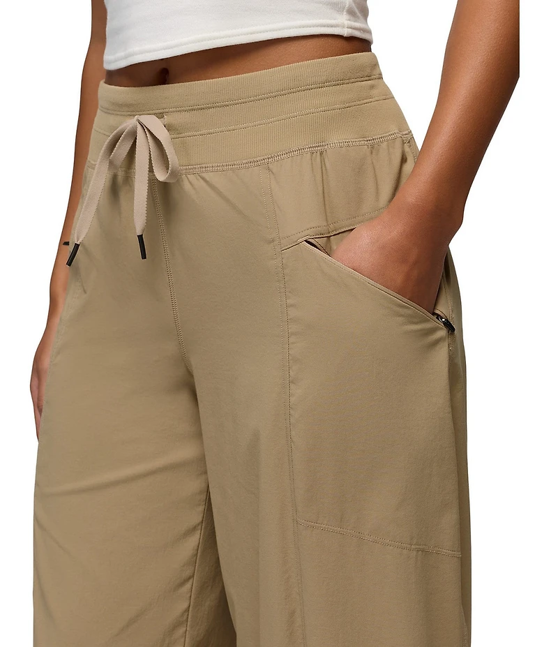 prAna Koen Mid Rise Wide Leg Pull-On Pants