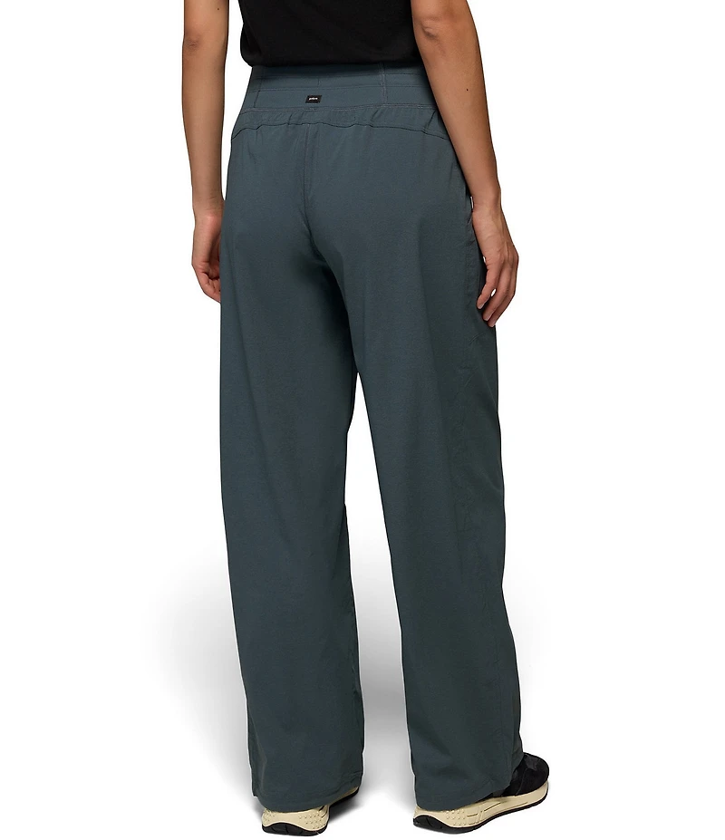 prAna Koen Mid Rise Wide Leg Pull-On Pants