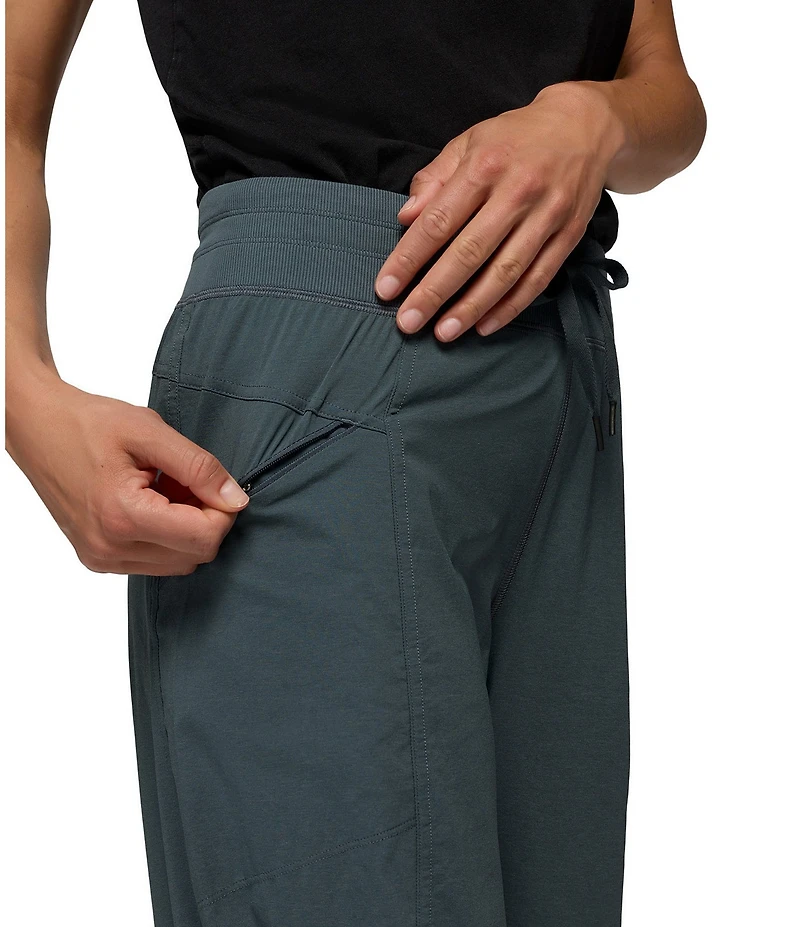 prAna Koen Mid Rise Wide Leg Pull-On Pants