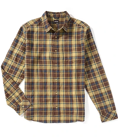 prAna Los Feliz Flannel Medium Plaid Long Sleeve Woven Shirt