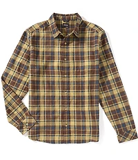 prAna Los Feliz Flannel Medium Plaid Long Sleeve Woven Shirt