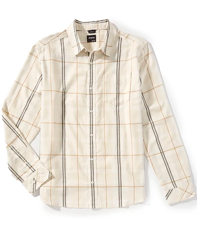 prAna Los Feliz Flannel Mini Plaid Long Sleeve Woven Shirt