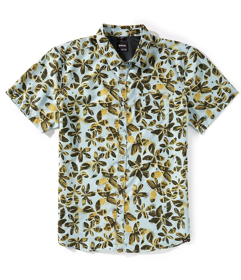 prAna Lost Sol Fronds Printed Woven Shirt