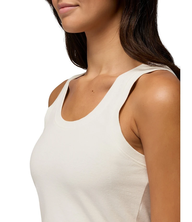 prAna Lotus Soft Stretch Banded Crew Neck Sleeveless Tank Top